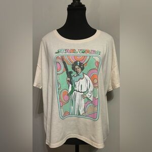 Starwars Women’s cropped tshirt. Size Extra Large
